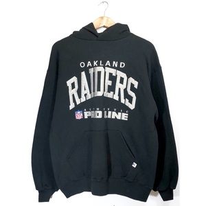 Vintage Oakland raiders pro like hoodie USA made